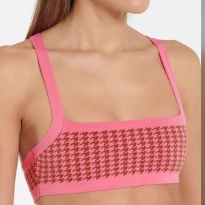 NWT Tropic of C houndstooth pink bra small